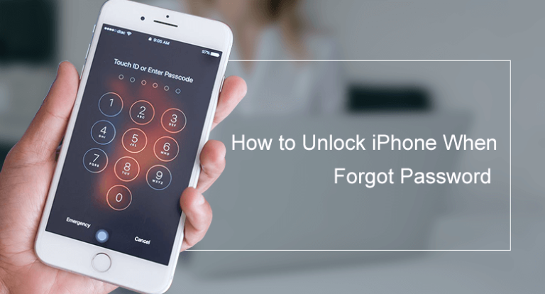 unlock iphone when forgot password