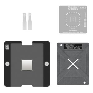 Amaoe 0.12mm HosinGlobal HG210100B-QFN132L IC Chips BGA Reballing Stencil Platform Set