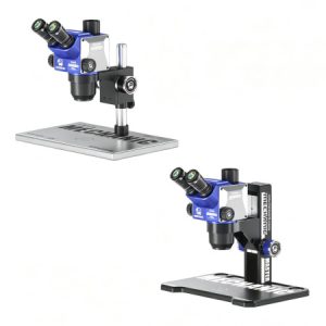 Mechanic ARK6075 6.0X-75X Industrial Semi-Apochromatic Zoom Trinocular Microscope with Big Base